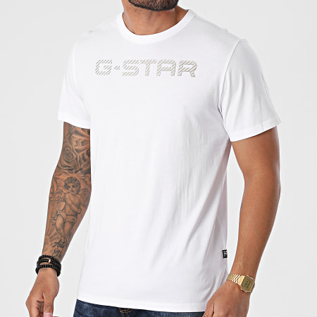 G-Star - Tee Shirt D20482-336 Blanc