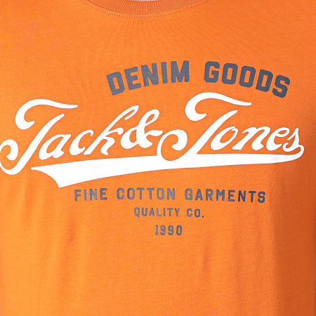 Jack And Jones - Tee Shirt Logo 12180867 Orange