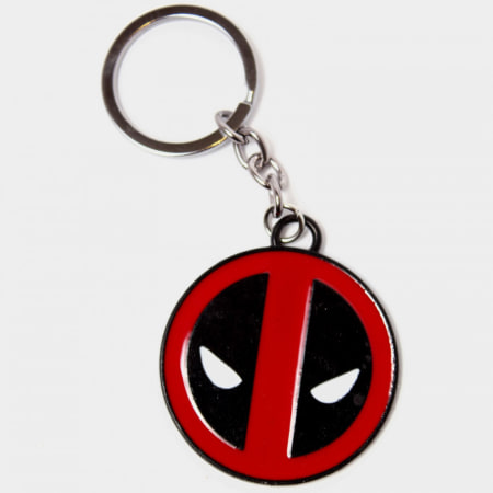 Deadpool - Porte-clés Logo Noir Rouge