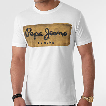 Pepe Jeans - Camiseta Charing Blanca