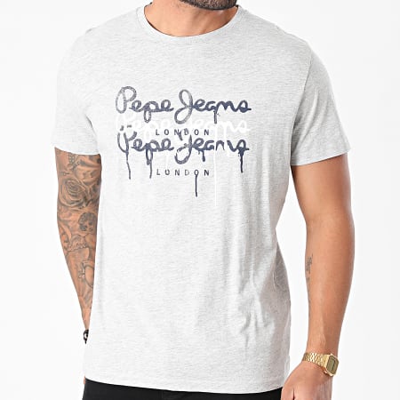 Pepe Jeans - Tee Shirt Moe 2 Gris Chiné