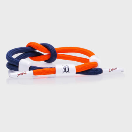 Rastaclat - Bracelet MLB Detroit Tigers Orange Bleu Marine