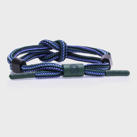 Rastaclat - Bracelet Andes Bleu Vert Kaki