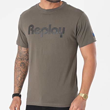 Replay - Tee Shirt M3481-P23174 Gris Anthracite