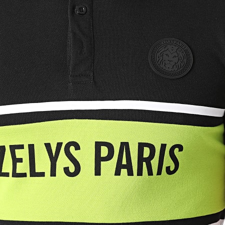 Zelys Paris - Ensemble Polo Short Jogging Djoko Noir