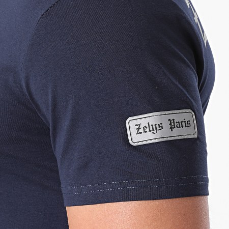Zelys Paris - Tee Shirt Réfléchissant Yacht Bleu Marine