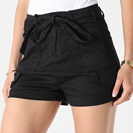 Girls Outfit - Pantalones Cargo Mujer Negro - Ryses
