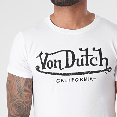 Von Dutch - Tee Shirt Life Blanc