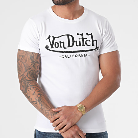 Von Dutch - Tee Shirt Life Blanc