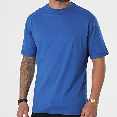 John H - Tee Shirt PARIS300 Bleu Roi
