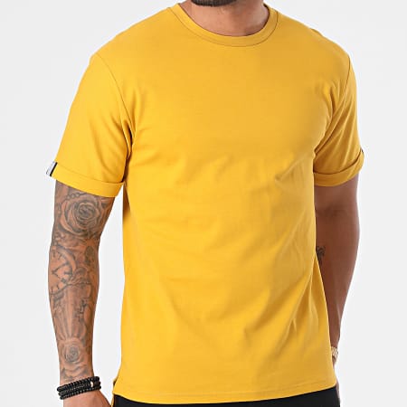 John H - T112 Camiseta amarilla reflectante oversize