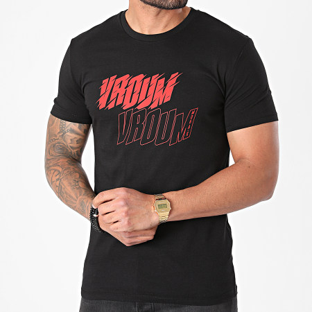 Moha K - Maglietta Zoom nera rossa