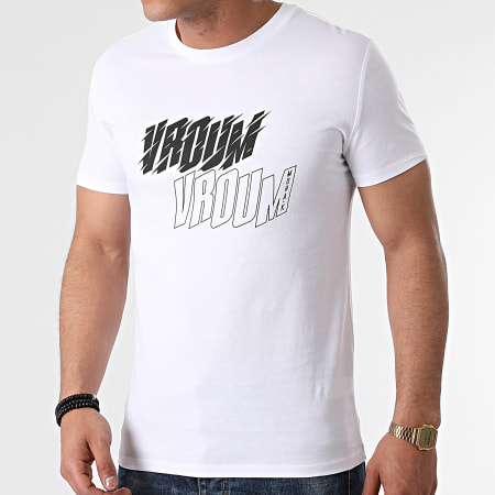 Moha K - Maglietta Zoom bianca e nera