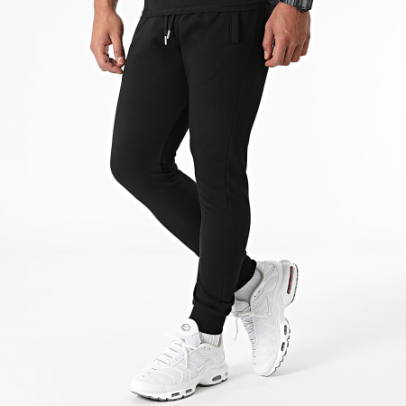 LBO - Camiseta Tricolor Pantalones Jogging Conjunto 1754 Negro Gris Antracita