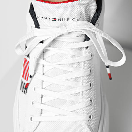 Tommy Hilfiger - Baskets Lightweight Stripes Knit 3400 White