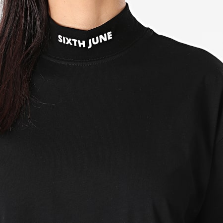Sixth June - Robe Tee Shirt Femme W32913VTS Noir