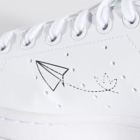 Adidas Originals - Baskets Femme Stan Smith FX5976 Cloud White Vivid Green