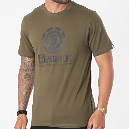 Element - Tee Shirt Vertical Vert Kaki