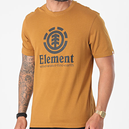 Element - Tee Shirt Vertical Camel