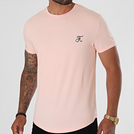 Final Club - Tee Shirt Oversize Premium Avec Broderie 606 Rose Pastel