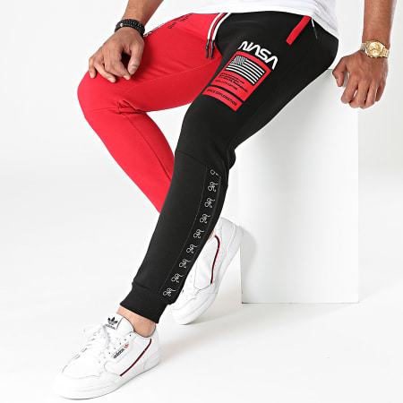 Final Club - Pantalon Jogging Half Colors Limited Edition Noir Rouge