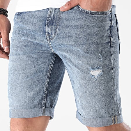 Only And Sons - Short Jean Ply Life Blue Bleu Denim
