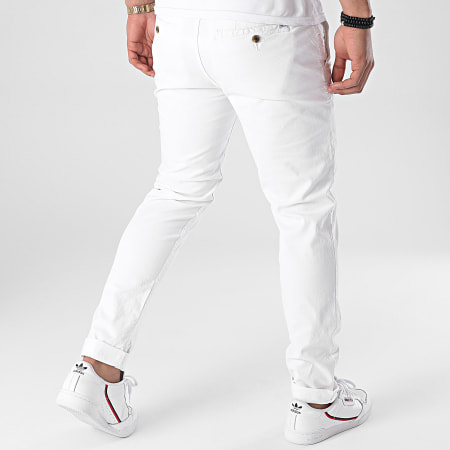 Paname Brothers - Pantalon Chino Tall Blanc