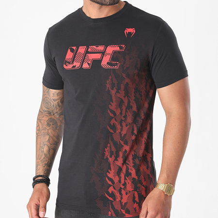 Venum - Tee Shirt UFC Authentic Fight Week 00052 Noir Rouge