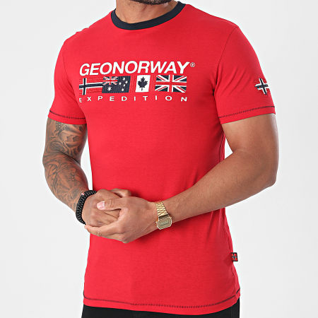 Geographical Norway - Tee Shirt Jinter Rouge