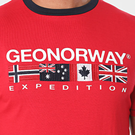 Geographical Norway - Tee Shirt Jinter Rouge