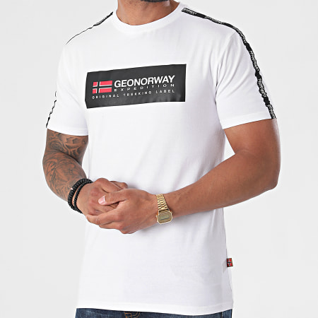 Geographical Norway - Tee Shirt A Bandes Jathlete Ecru