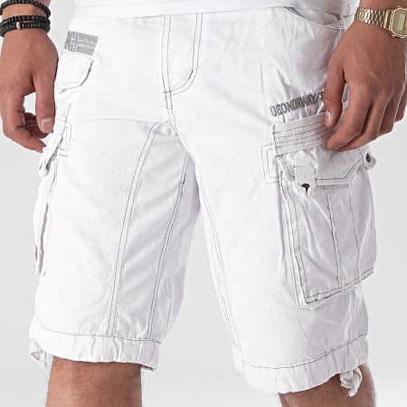 Geographical Norway - Short Cargo Panoramique Blanc