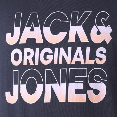 Jack And Jones - Tee Shirt Saturn Bleu Marine