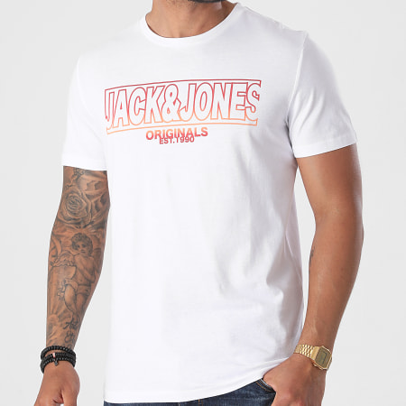 Jack And Jones - Tee Shirt Saturn Blanc