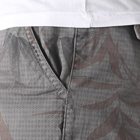 MTX - Short Chino Floral XV-22121 Gris Anthracite