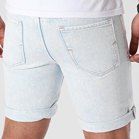 Selected - Pantalones cortos vaqueros Scott Blue Wash