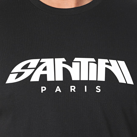 Santini - Tee Shirt Logo Noir