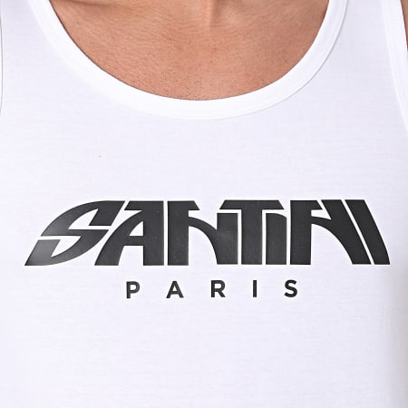 Santini - Canotta bianca con logo