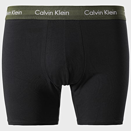 Calvin Klein - Lot De 3 Boxers Cotton Stretch NB1770A Noir