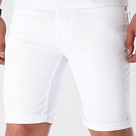 Only And Sons - Short Jean Ply Life 22019065 Blanc