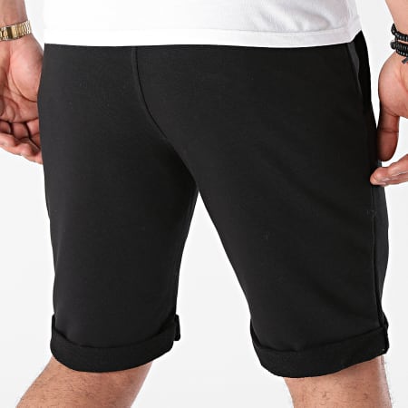 Santini - Pantaloncini da jogging con logo bianco e nero