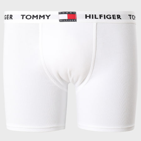 Tommy Hilfiger - Set di 2 boxer per bambini 0366 blu navy bianco