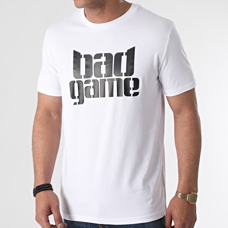 Zesau - Bad Game Camiseta Blanco Negro