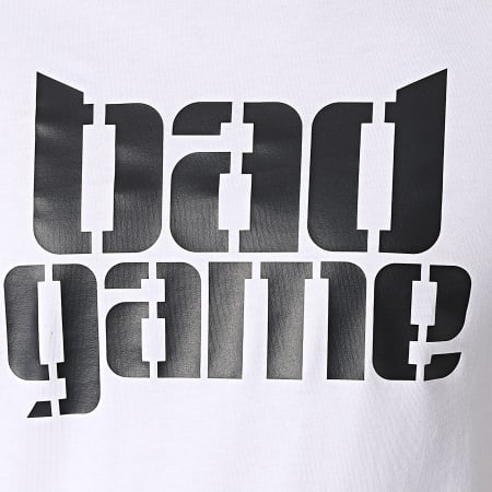 Zesau - Tee Shirt Bad Game Blanc Noir