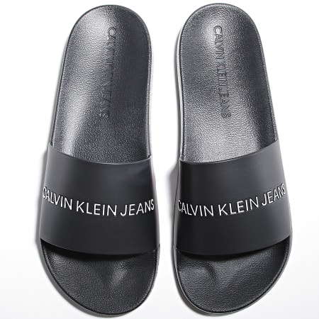 Calvin Klein - Claquettes Slide Institutional 0062 Black