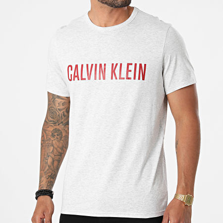 Calvin Klein - Tee Shirt NM1959E Gris Chiné