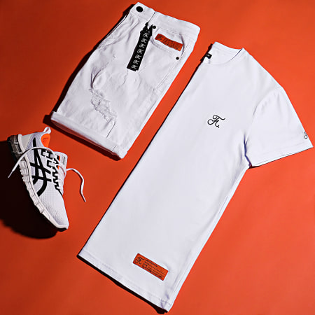Final Club - Tee Shirt Premium Fit Avec Broderie 696 Blanc