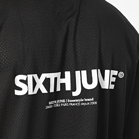 Sixth June - Tee Shirt Col V M4191VTS Noir