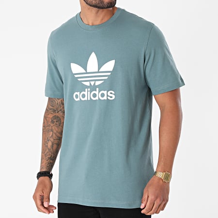 Adidas Originals - Tee Shirt Trefoil GN3483 Vert