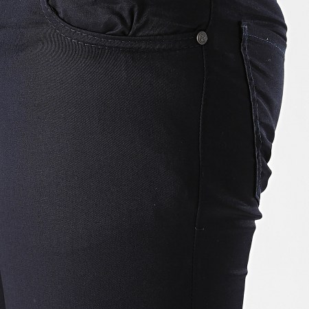 Black Needle - Pantaloncini slim 1014 blu navy